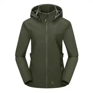 Jagdjacke Damen Softshelljacke von Outdoor Ventures, gefüttert und wasserdicht