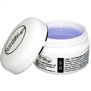 UV-Gel World of Nails Design LED/UV-Fiberglas Gel klar dickviskose