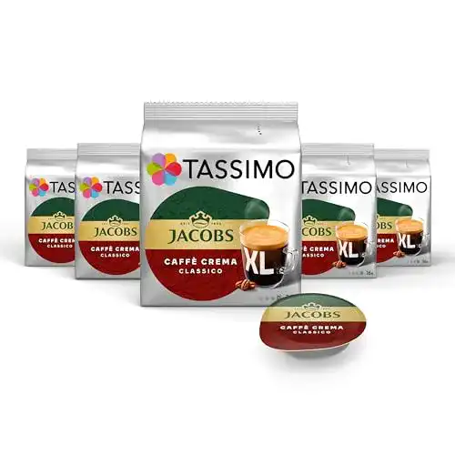 Kaffeekapseln Tassimo Jacobs Caffè Crema Classico XL im Vergleich