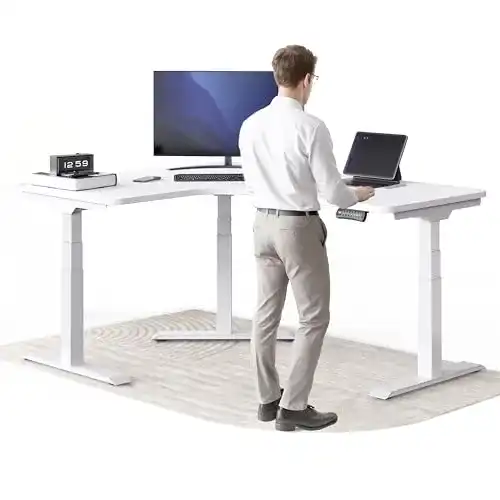 Eckschreibtisch Deskspace Corner elektrisch höhenverstellbar