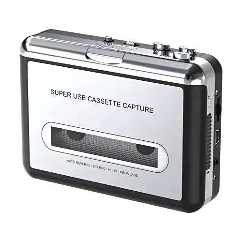 Kassettenrecorder DIGITNOW Cassette Capture tragbarer MP3-Converter