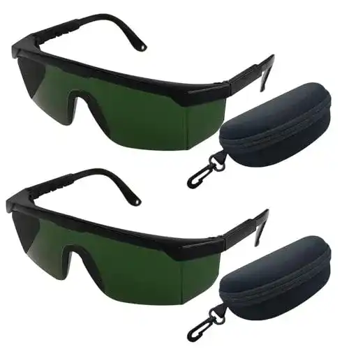 Laserschutzbrille JTgugu im 2er Set für Laserlicht in Grün