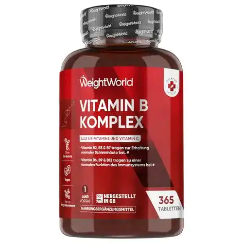Vitamin B Komplex von WeightWorld Effektive Unterstützung für den Körper