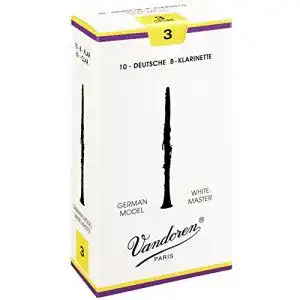 Vandoren Klarinettenblätter für B-Klarinette Deutsch 1,5 White