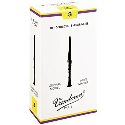 Vandoren Klarinettenblätter für B-Klarinette Deutsch 1,5 White