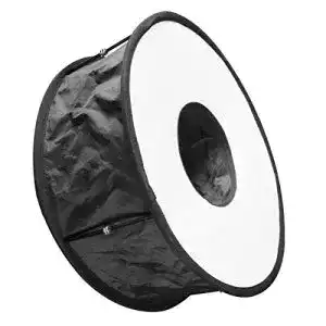 Walimex Pro Softbox RoundLight faltbar für Aufsteckblitz 46cm