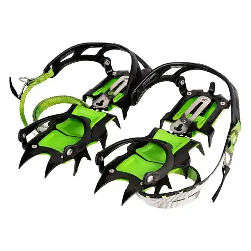 Steigeisen Tentock Outdoor Klettern aus Manganstahl mit 14 Zähnen