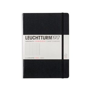 Adressbuch Leuchtturm1917 330862 mit A-Z Register in Medium Größe