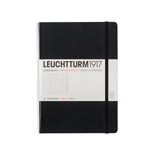 Adressbuch Leuchtturm1917 330862 mit A-Z Register in Medium Größe