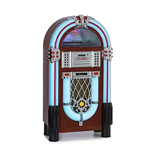 Auna Graceland DAB Jukebox mit Bluetooth und Plattenspieler
