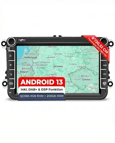 Autoradio mit Android Auto M.i.c. AV8V7-Ultra für VW und Skoda