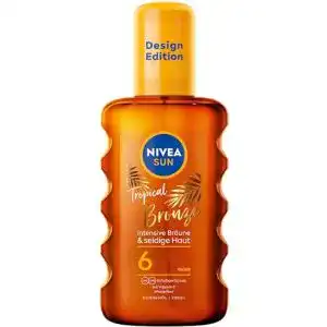 Nivea Sun Tropical Bronze Ölspray LSF 6 200 ml – Sonnenschutzmittel