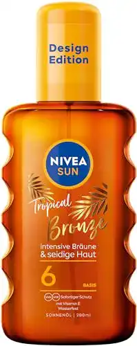 Nivea Sun Tropical Bronze Ölspray LSF 6 200 ml – Sonnenschutzmittel