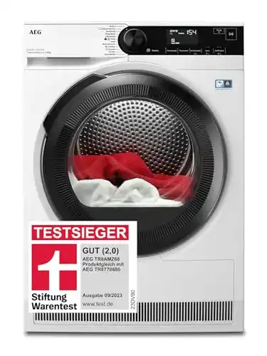 AEG Wärmepumpentrockner 8 kg mit AbsoluteCare und SensiDry Technologie