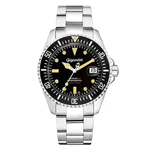 Taucheruhr Automatik Gigandet Herren Edelstahlarmband Sea Ground G2-007
