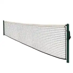 Tennisnetz Diamante 1009 in Rot und Schwarz, 12,8 x 1,07 m