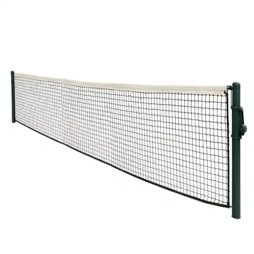 Tennisnetz Diamante 1009 in Rot und Schwarz, 12,8 x 1,07 m