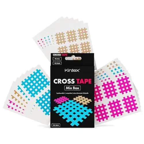 Akupunkturpflaster Kintex Cross Tape Mix Box mit 102 Gitterpflastern