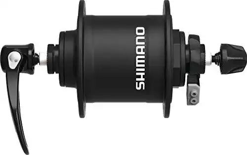 Shimano Nabendynamo QR-Typ 36 L in Schwarz 6V-1.5W für Laufrad 20-28 Zoll