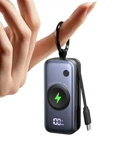 Powerbank Schlüsselanhänger Iniu 5000mAh 20W PD mit USB-C Kabel