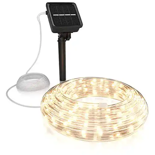 Solar-Lichterkette für Außenbereiche von CSL-Computer, LED mit Solarpanel