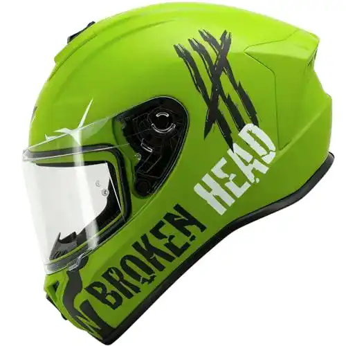 Integralhelm Broken Head Motorradhelm Adrenalin Therapy X4 in Military-Grün