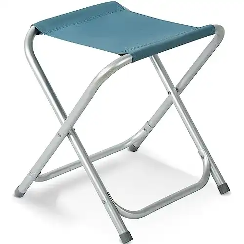 Camping Klapphocker aus Aluminium von Homecall in Blau