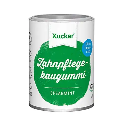 Xylit-Kaugummi Xucker Xummi mit Spearmint Geschmack 100g