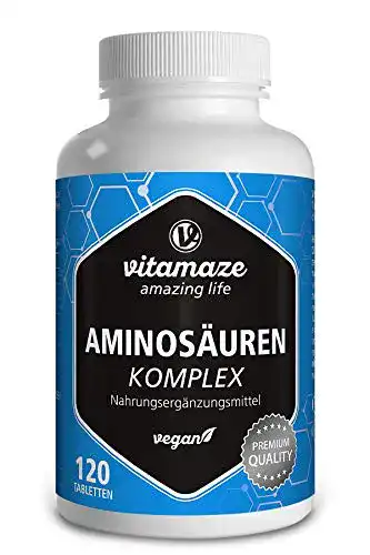 Aminosäure-Komplex von Vitamaze – Hochdosierte EAA für Veganer