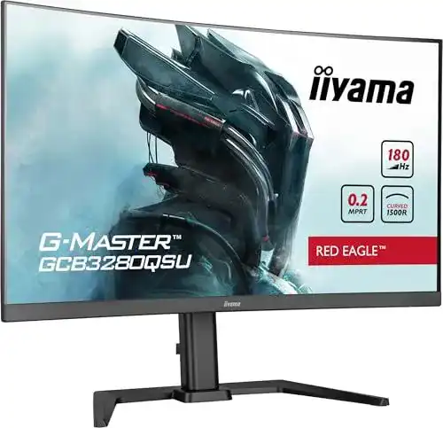 iiyama G-Master Red Eagle GCB3280QSU-B2 31,5 Zoll Curved Gaming Monitor