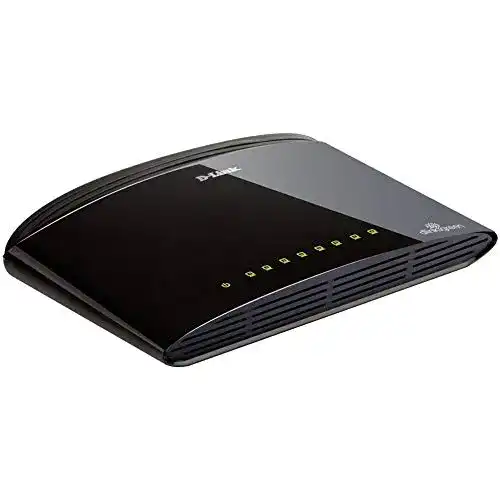 D-Link DES-1008D Fast Ethernet Switch mit 8 Ports