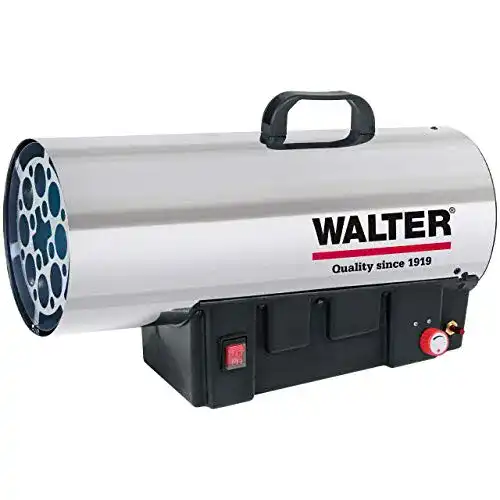 Gasheizgebläse Walter Gasheizkanone XXL aus Edelstahl