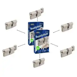 Gercar Pro Schließzylinder MIX – Gleichschließend konfigurierbar mit 30 Schlüsseln