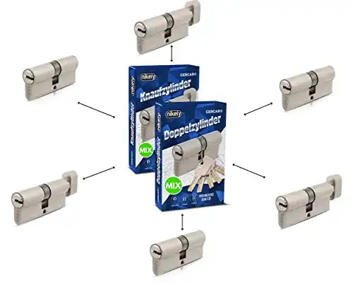 Gercar Pro Schließzylinder MIX – Gleichschließend konfigurierbar mit 30 Schlüsseln