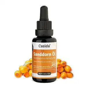 Sanddornöl Casida – Naturreines Sanddornfruchtfleischöl für Hautpflege