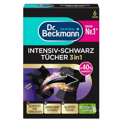 Farbfangtuch Dr. Beckmann Intensiv-Schwarz Tücher für Waschmaschinen