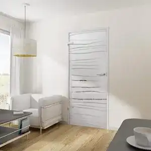 Glastür Inova Komplettset mit Beschlag 834x1972x8 DIN links und rechts