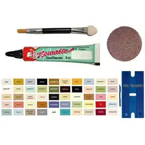 Fliesen Reparaturset Manhattan Emaille Paste und Lack