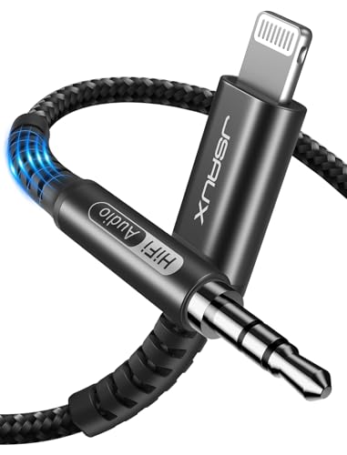 Jsaux Lightning-zu-3,5-mm-Audiokabel 6FT für Apple Geräte