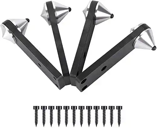 Lautsprecher-Spikes Bewinner 4 Stück Aluminium für HiFi Lautsprecher