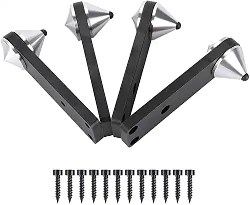 Lautsprecher-Spikes Bewinner 4 Stück Aluminium für HiFi Lautsprecher