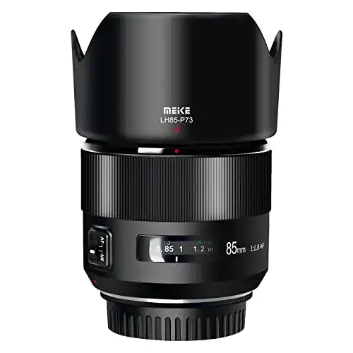 Meike 85 mm F1.8 Full Frame Autofokus Objektiv für Canon EOS
