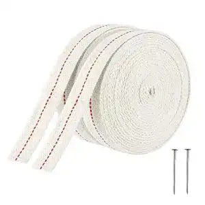 Öllampendocht Qingmeng aus Baumwolle, 4 m lang, 10 mm Durchmesser