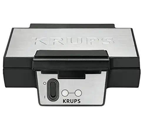 Krups FDK251 Waffeleisen für belgische Waffeln im Doppelpack