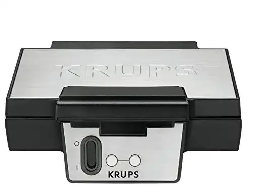 Krups FDK251 Waffeleisen für belgische Waffeln im Doppelpack