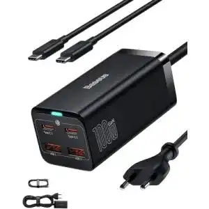 USB-C Ladegerät Baseus 100W mit 4 Ports für schnelles Laden