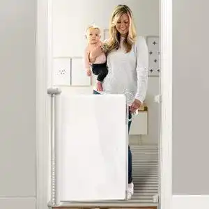 Ausziehbares Türschutzgitter für Babys von Momcozy