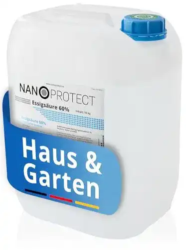 Waschmaschinenentkalker Nanoprotect Essigsäure 60% im 10 kg Kanister