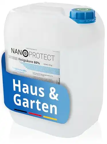 Waschmaschinenentkalker Nanoprotect Essigsäure 60% im 10 kg Kanister