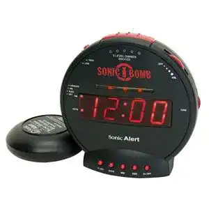 Vibrationswecker Geemarc Sonic Bomb – Wecker mit starkem Alarm und Vibration